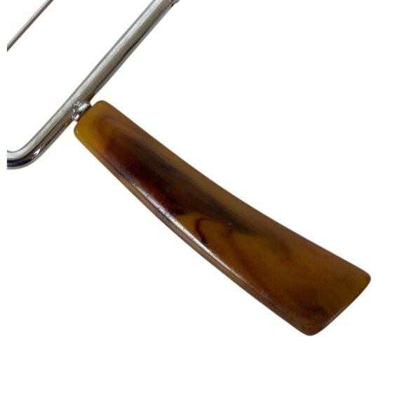 Vintage Cake Cheese Slicer Cutter Bakelite Tortoise Shell Handle - Picture 3 of 4